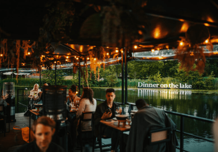 Dinner on the lake