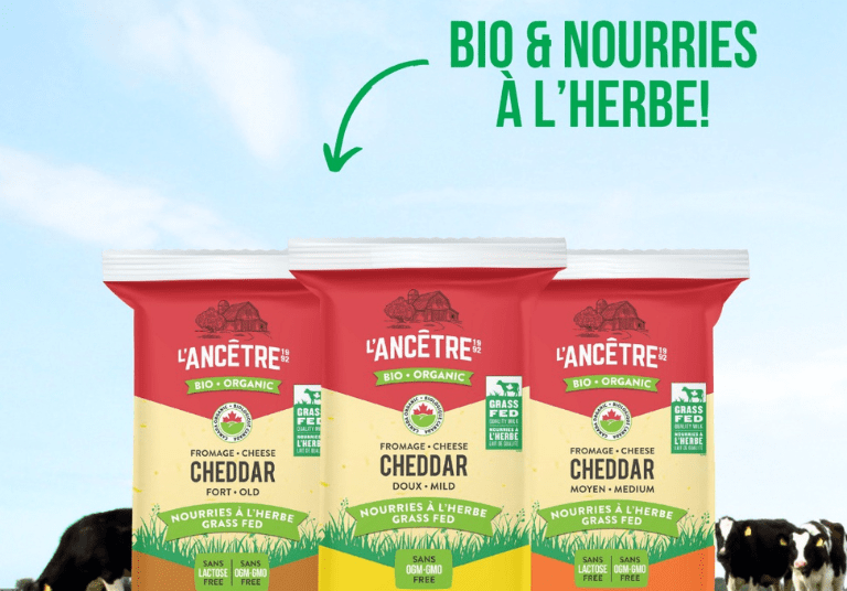 Fromagerie l'Ancêtre Une première au Canada avec la certification nourries à l'herbe !