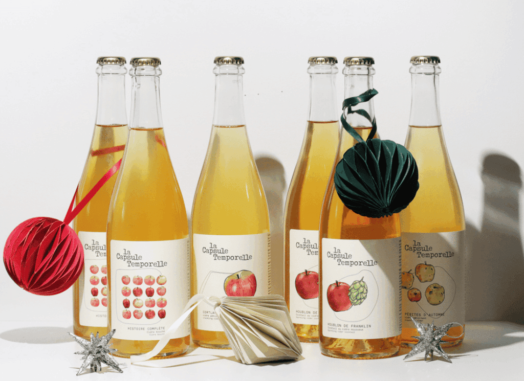 Caisse de dégustation de cidres