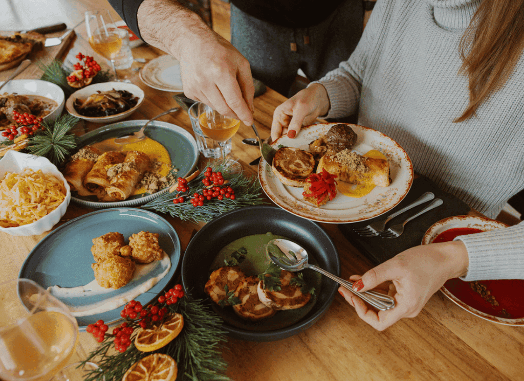 Menu des fêtes à réchauffer