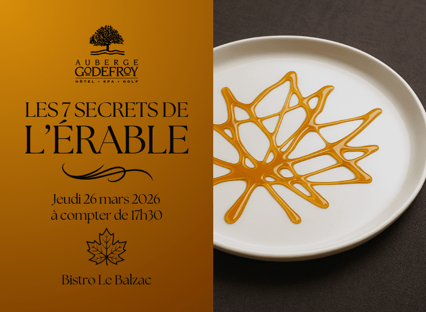 Activité les 7 secrets de l'érable proposé par l'Auberge Godefroy