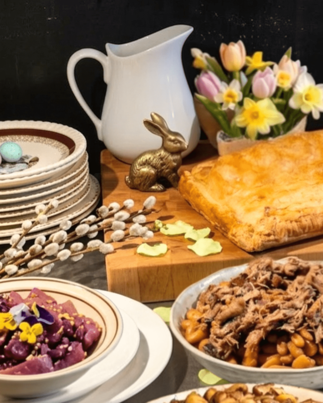 Microbrasserie Le Presbytère, menu brunch de Pâques