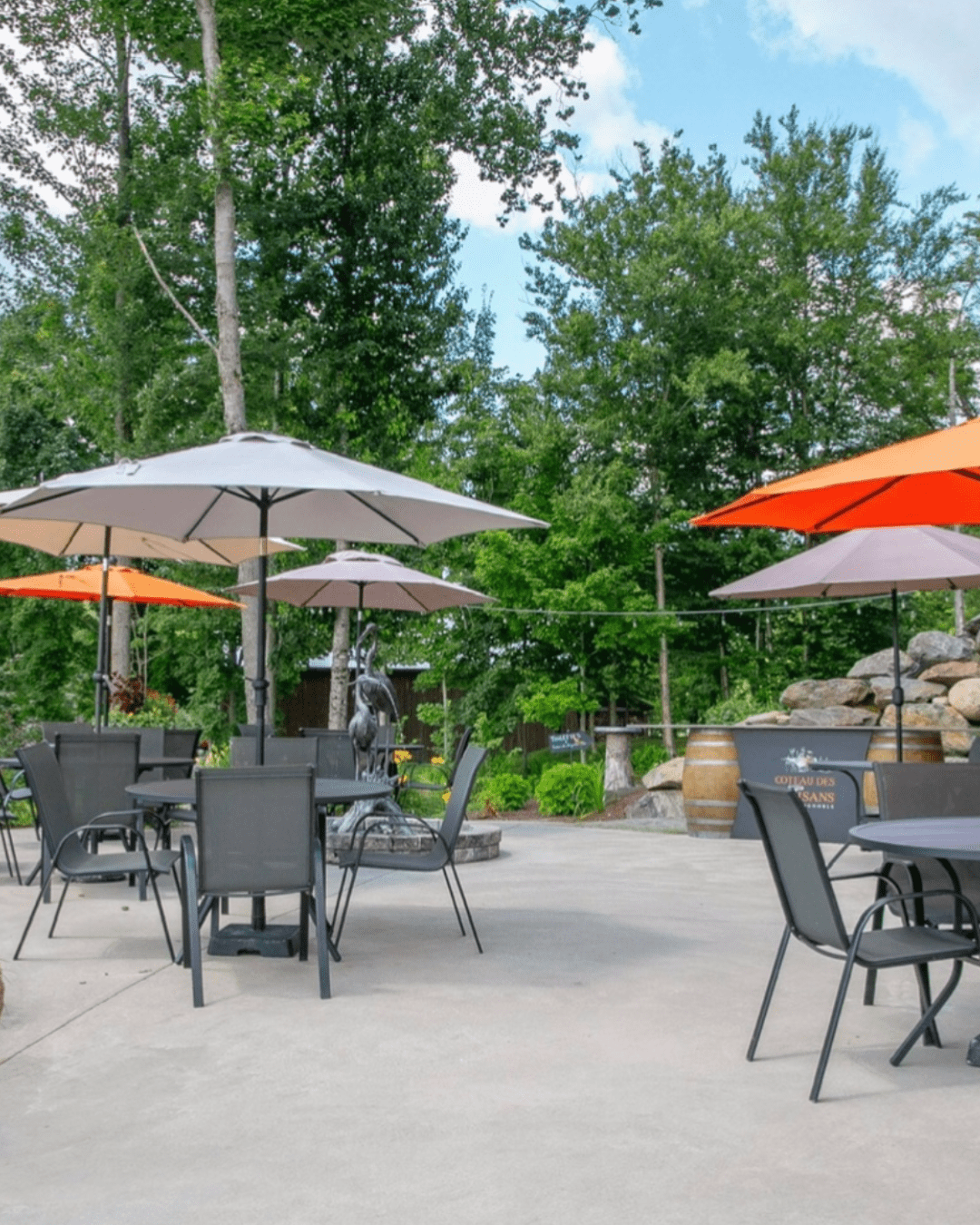 Découvrez la terrasse du Vignoble Coteau des Artisans