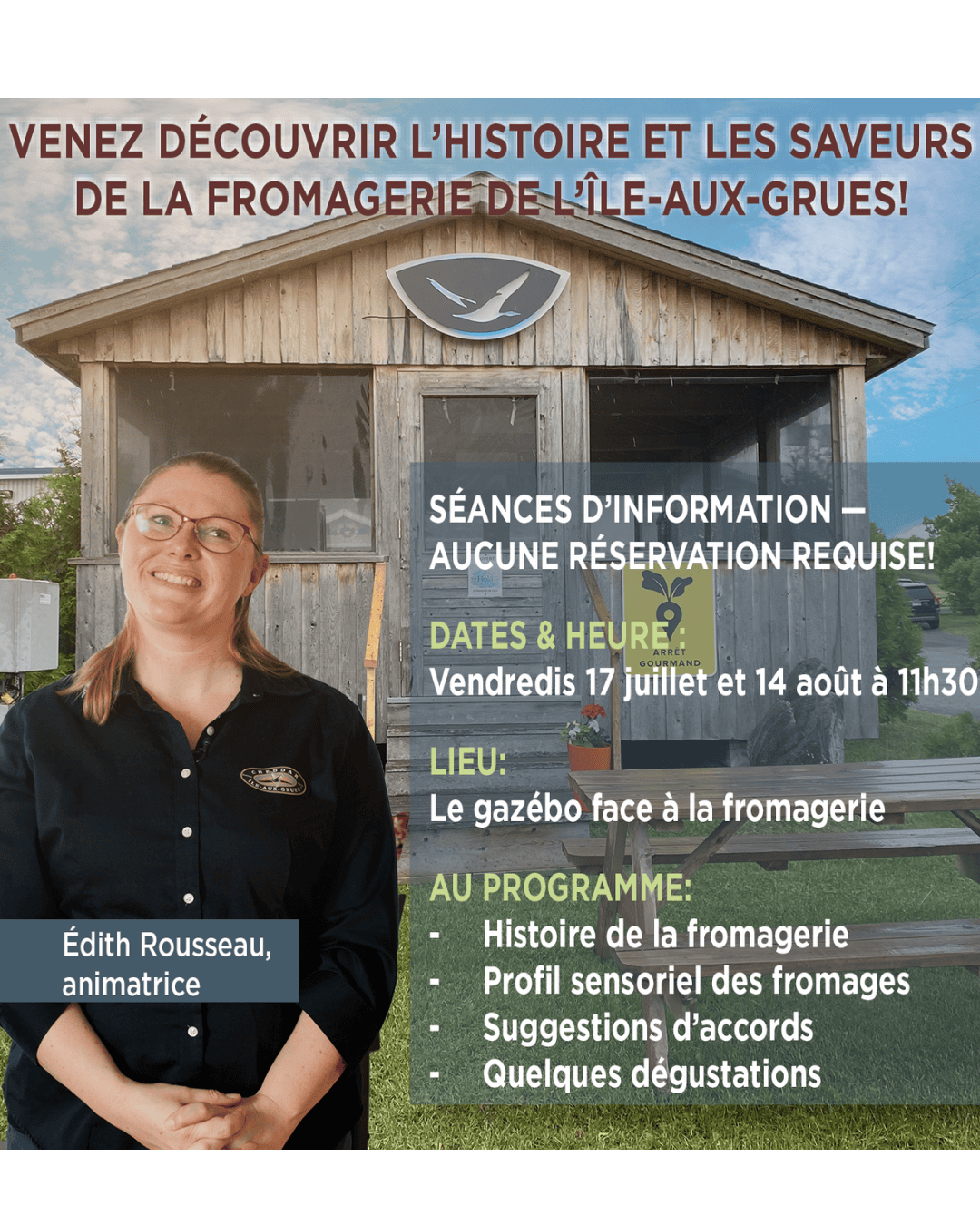 Découvrez les secrets de la Fromagerie de l'Île-aux-Grues